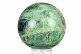 Colorful Banded Fluorite Sphere - China #284413-1